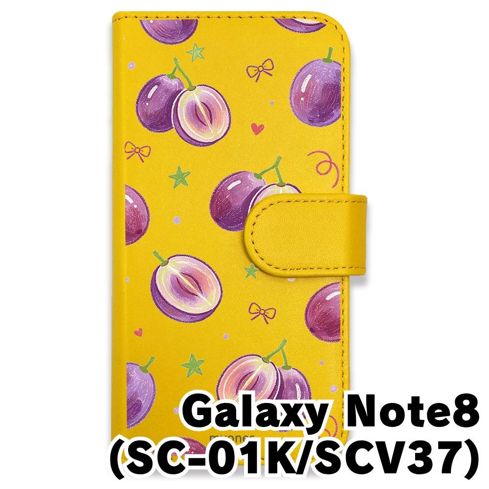新品未使用】 SC-01K/SCV37 Galaxy Note8 手帳型スマホ ケース (色