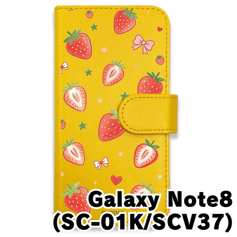 新品未使用】 SC-01K/SCV37 Galaxy Note8 手帳型スマホ ケース (色