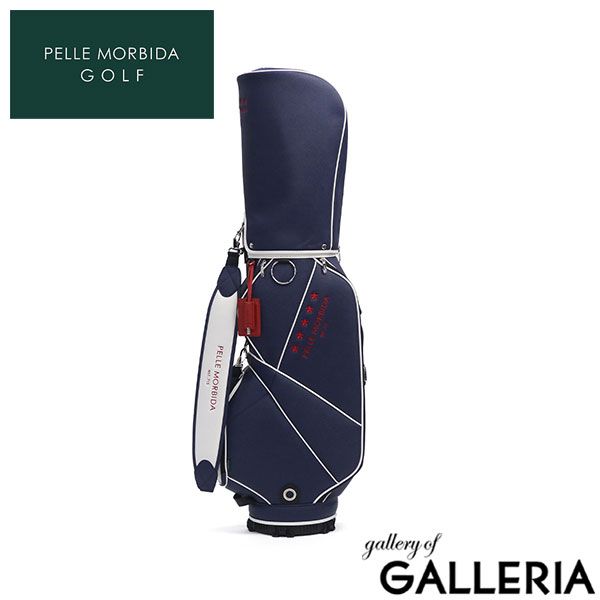 ペッレモルビダ キャディバッグ ゴルフ スタンド メンズ レディース PELLE MORBIDA GOLF おしゃれ ブランド 5分割 9.5型 キャディーバッグ PG111 TRICOLORE