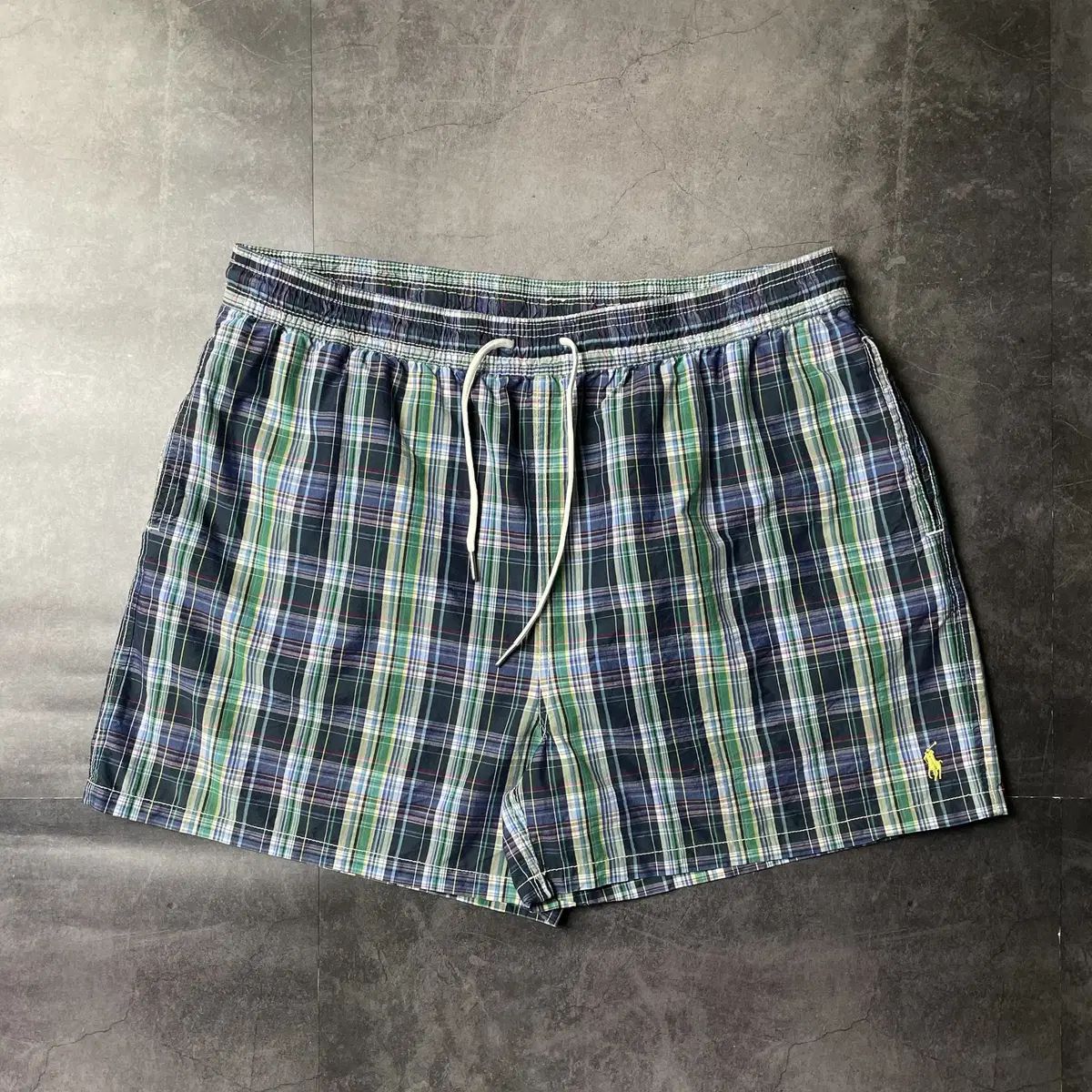 RALPH LAUREN 00s ラルフローレン CHECK Swim ハーフパンツ A01223