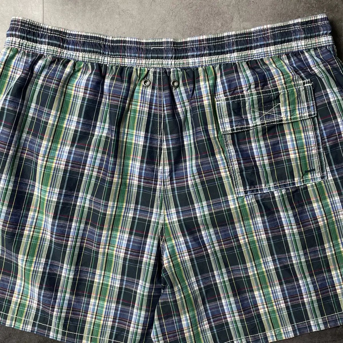 RALPH LAUREN 00s ラルフローレン CHECK Swim ハーフパンツ A01223
