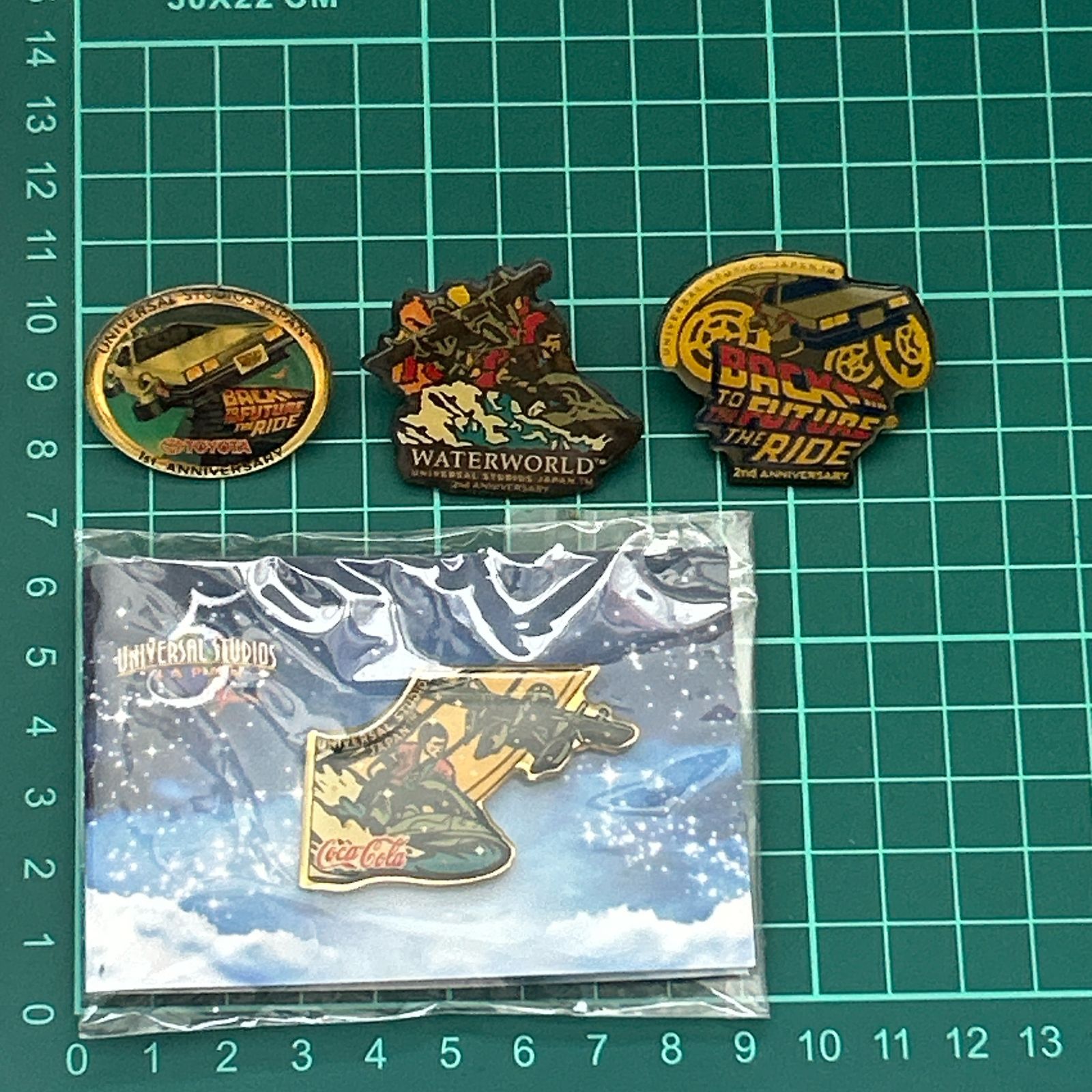 USJ ピンバッジ 4点セット バック・トゥ・ザ・フューチャー 