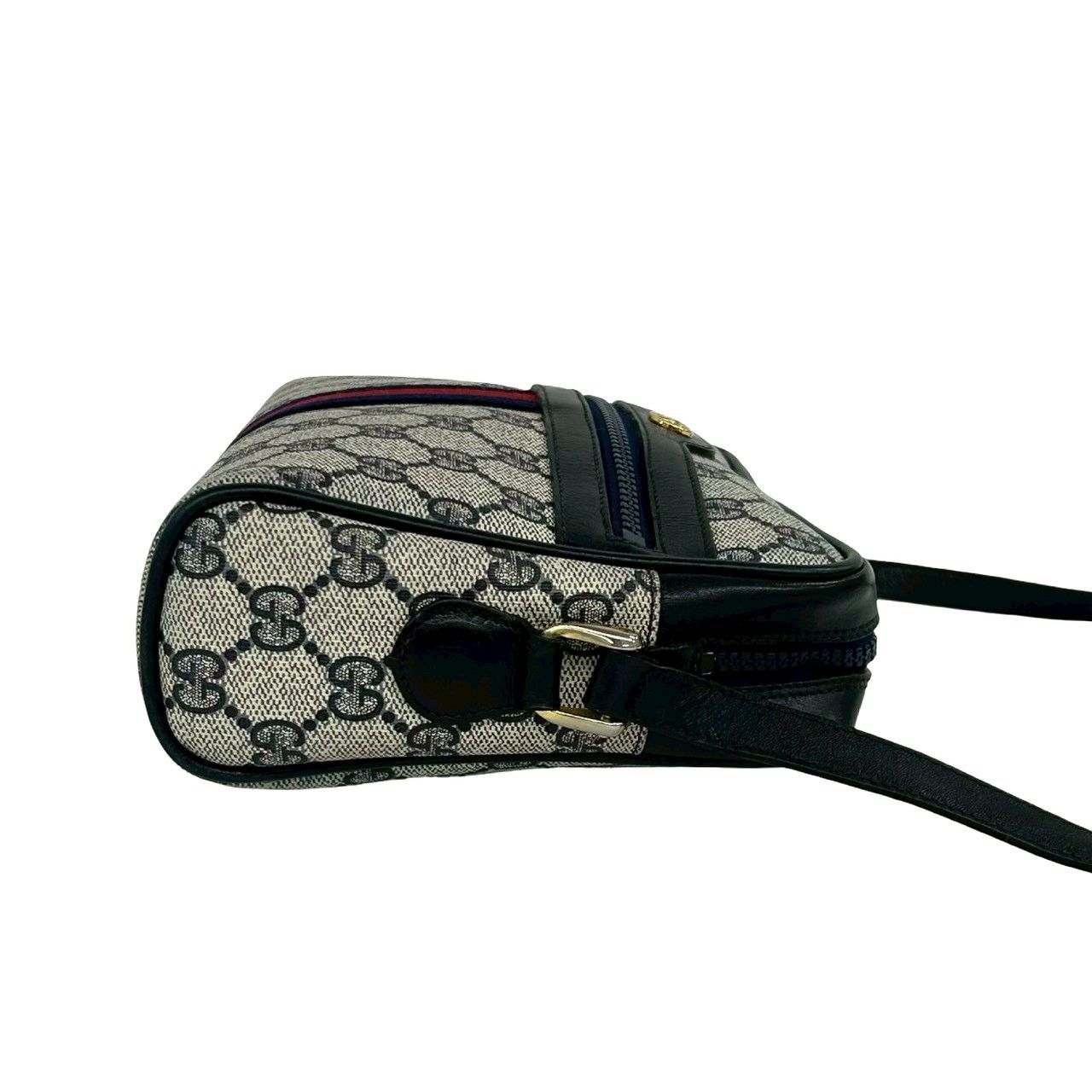 極 美品 GUCCI グッチ オールドグッチ シェリーライン GG ロゴ 柄