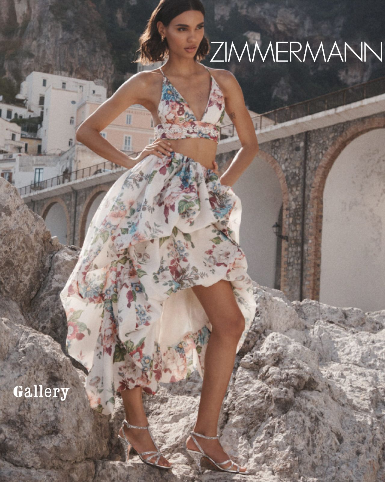 【未使用・新品】【公式正規取扱い】ZIMMERMANN(ジマーマン) リネンシルク スカート フィッシュテール