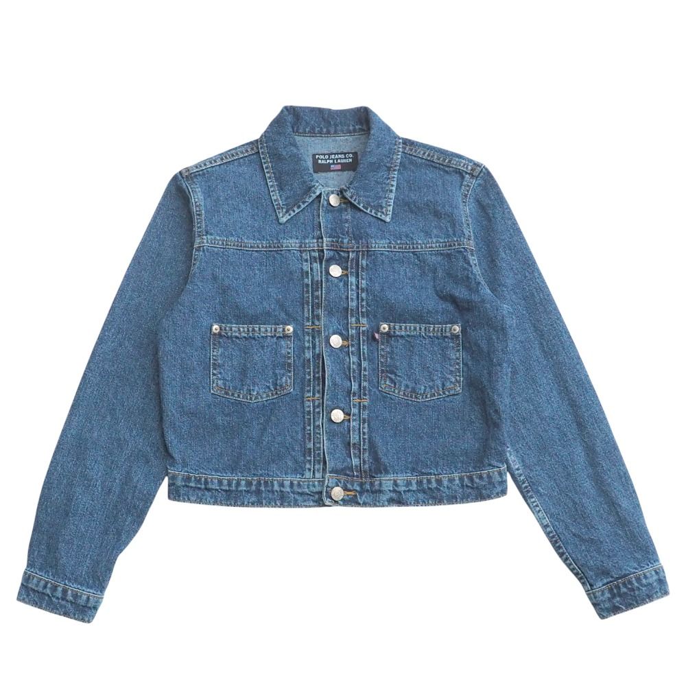 □美品□POLO JEANS ポロジーンズ デニムジャケット サイズP ショート