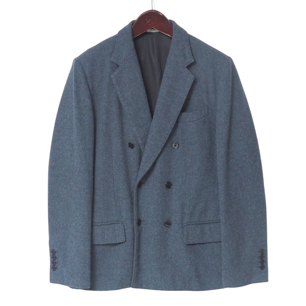 本物 ドルチェ&ガッバーナ レザー切替 テーラード ジャケット ブレザー 48 □美品□DOLCE&GABBANA ドルチェアンドガッバーナ テーラード