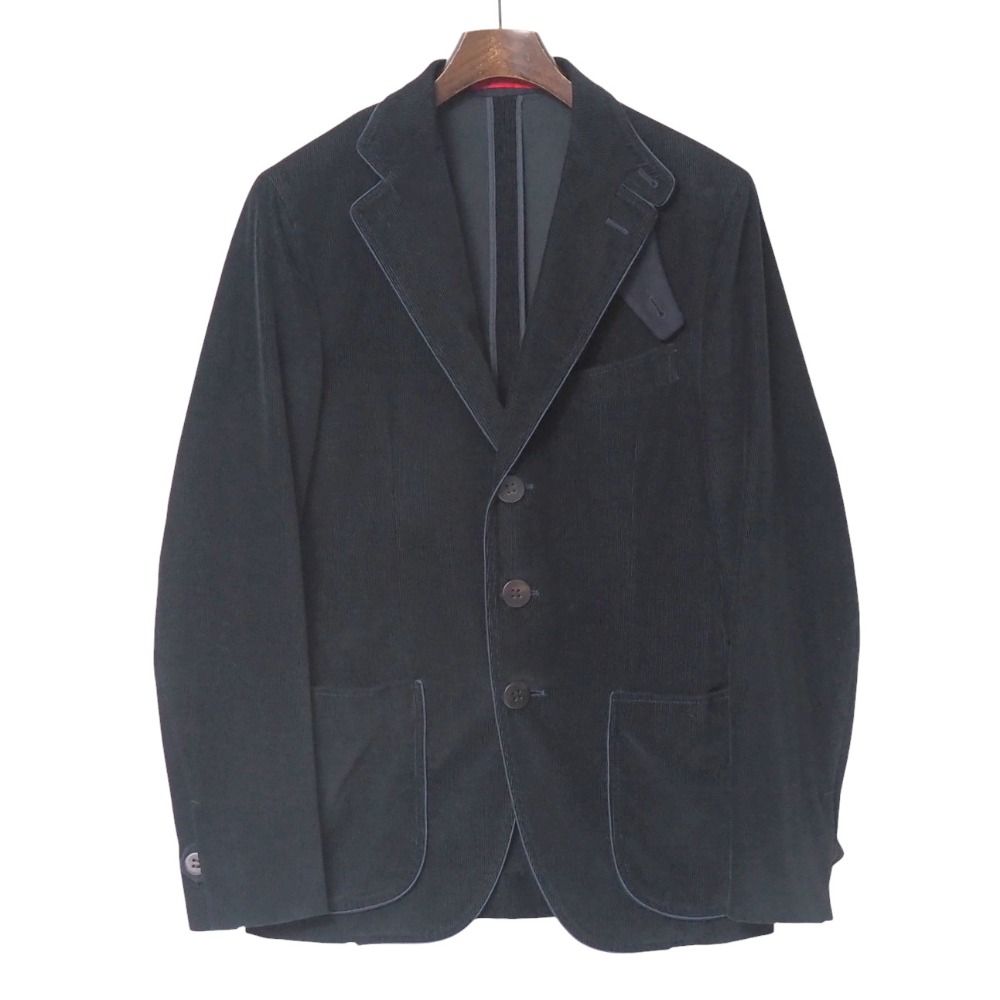■美品■UNITED ARROWS × ISAIA ユナイテッドアローズ × イザイア テーラードジャケット サイズ46 ブレザー シングル コーデュロイ スタンドカラー イタリア製 ブランド古着【中古】20250612/RA5140 17,760円