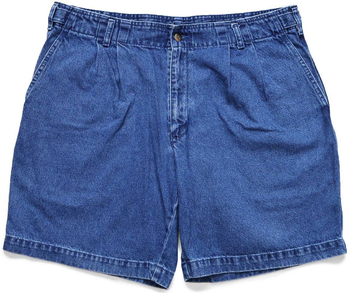 00s DOCKERSドッカーズ ツータック デニム ショートパンツ W38★Levi'sリーバイス ショーツ クラシック オールド ビッグサイズ