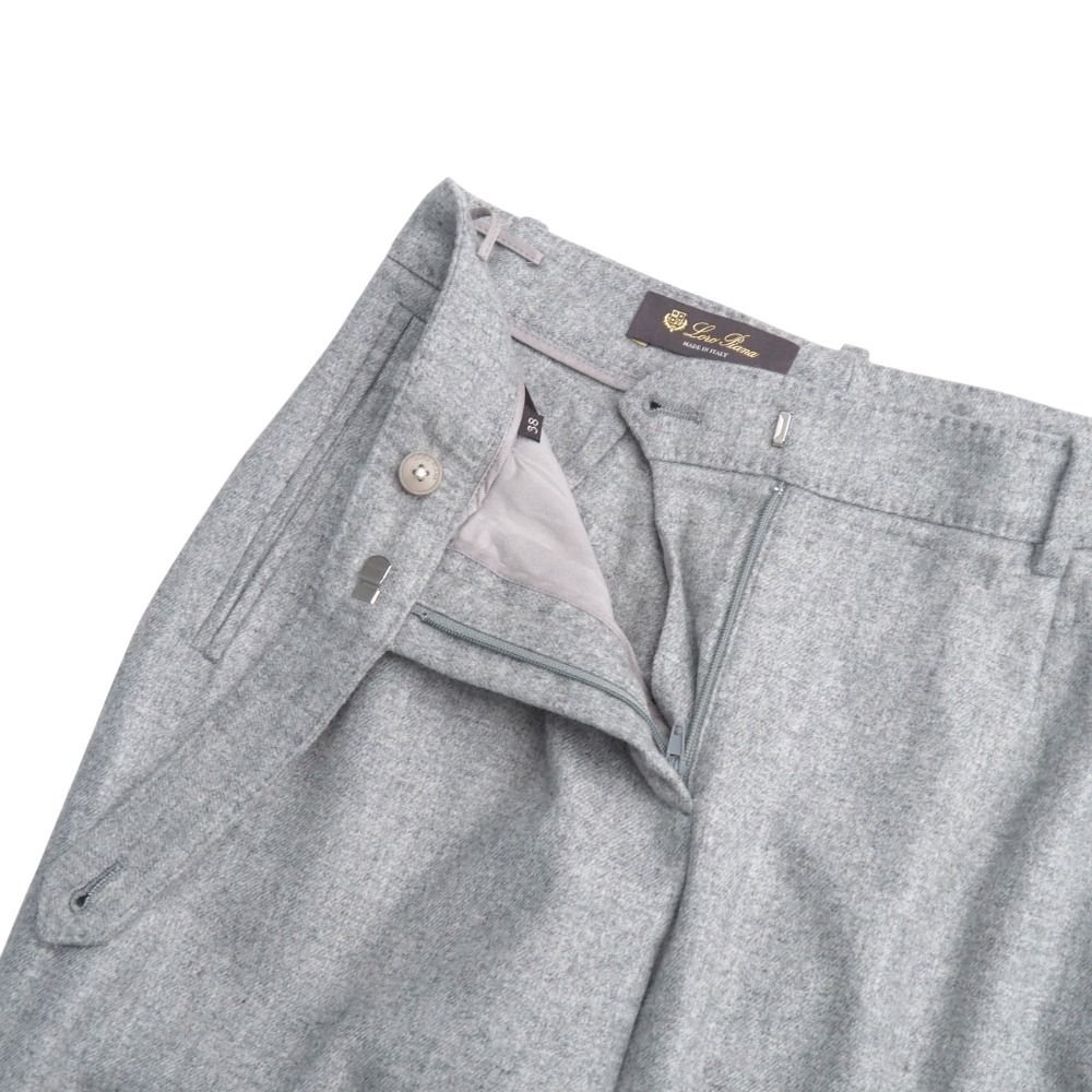 □美品□Loro Piana ロロピアーナ パンツ サイズ38 カシミヤ混