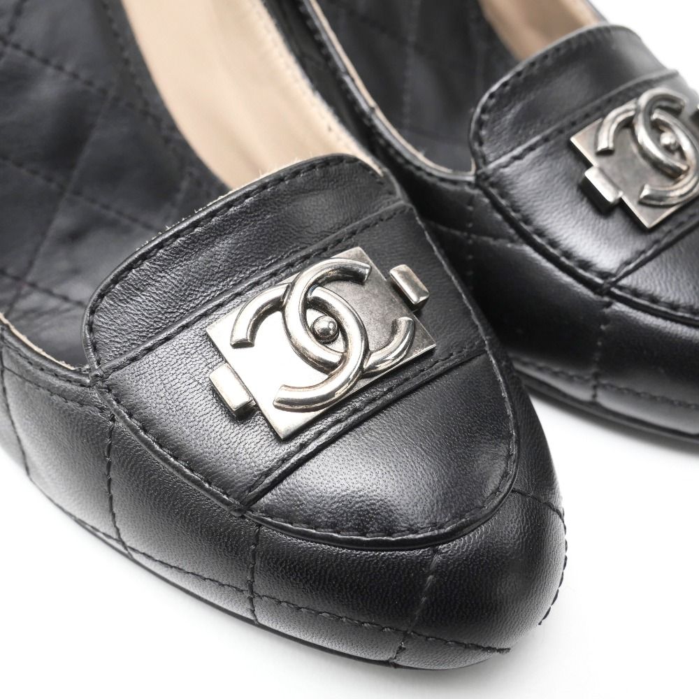 CHANEL シャネル MATELASSE マトラッセ パンプス サイズ36 C ターン