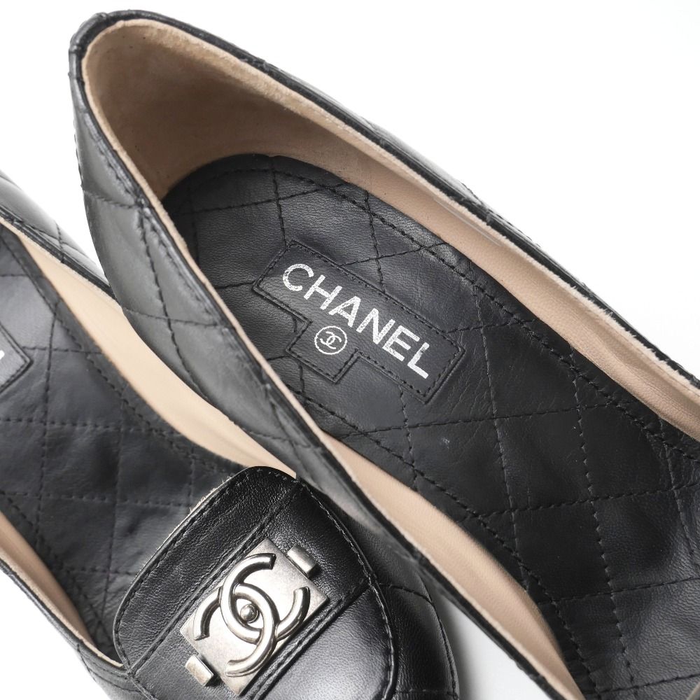 CHANEL シャネル MATELASSE マトラッセ パンプス サイズ36 C ターン