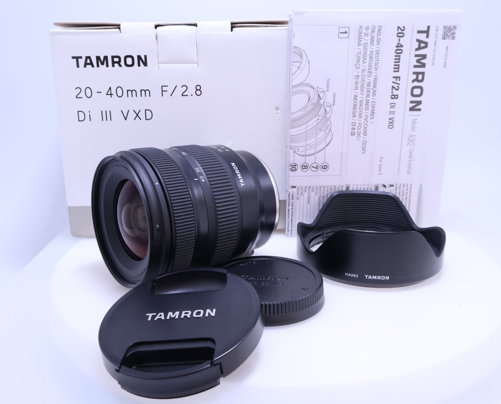 【極美品】TAMRON 20-40mm F/2.8 Di III VXD A062 ソニーE 46,680円