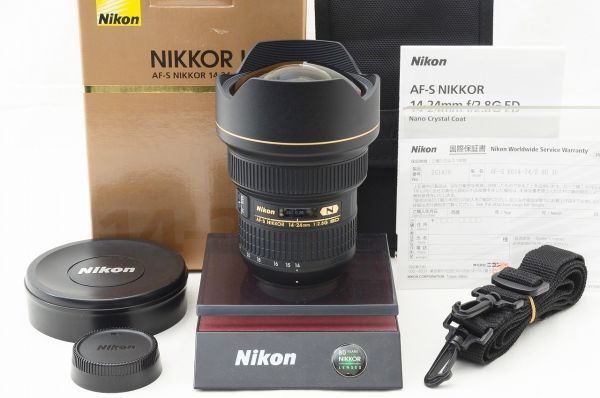 ☆極上美品☆ Nikon ニコン AF-S NIKKOR 14-24mm F2.8 G ED 元箱 付属品 ♯26062117