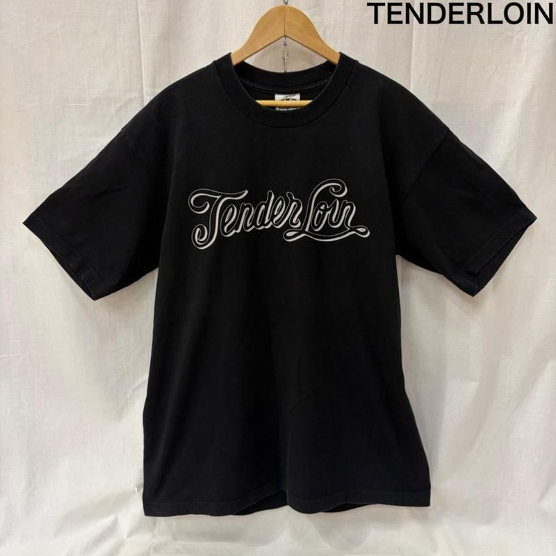 テンダーロイン TENDERLOIN × pro5 ロゴプリント Tシャツ black XL