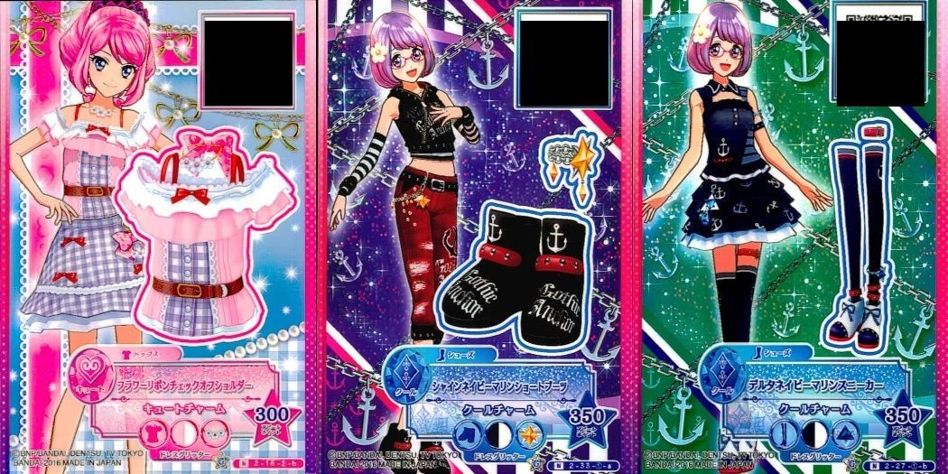 ux457 アイカツ! カード まとめ トップス シューズ フラワーリボン