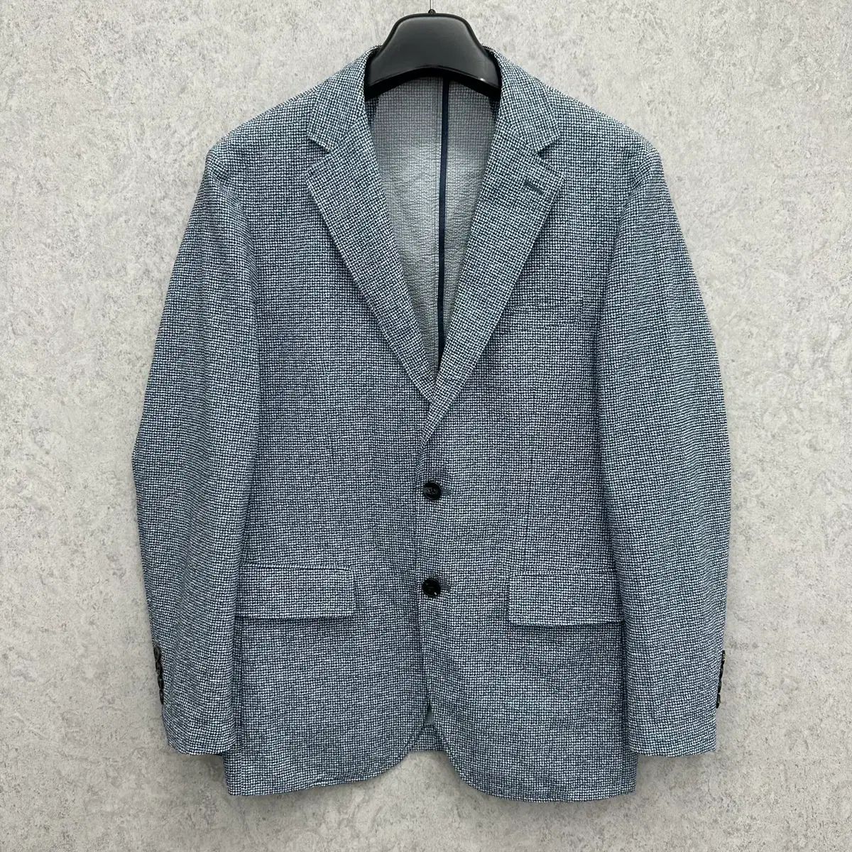 100 갤럭시 メンズ ストレッチ シアサッカー ブレザー ジャケット