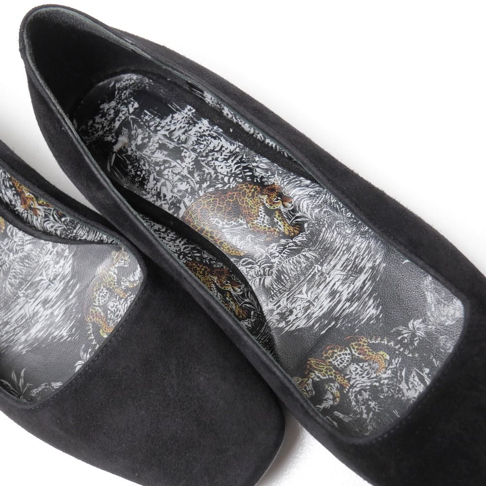 HERMES エルメス パンプス サイズ35.5 スクエアトゥ フラットシューズ