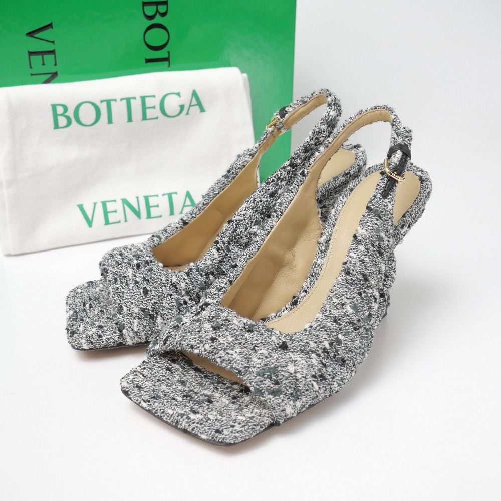 ■未使用品■BOTTEGAVENETA ボッテガヴェネタ padded パデッド ミュール サイズ35.5 スリングバック サンダル 靴 イタリア製 20260626/RA9915