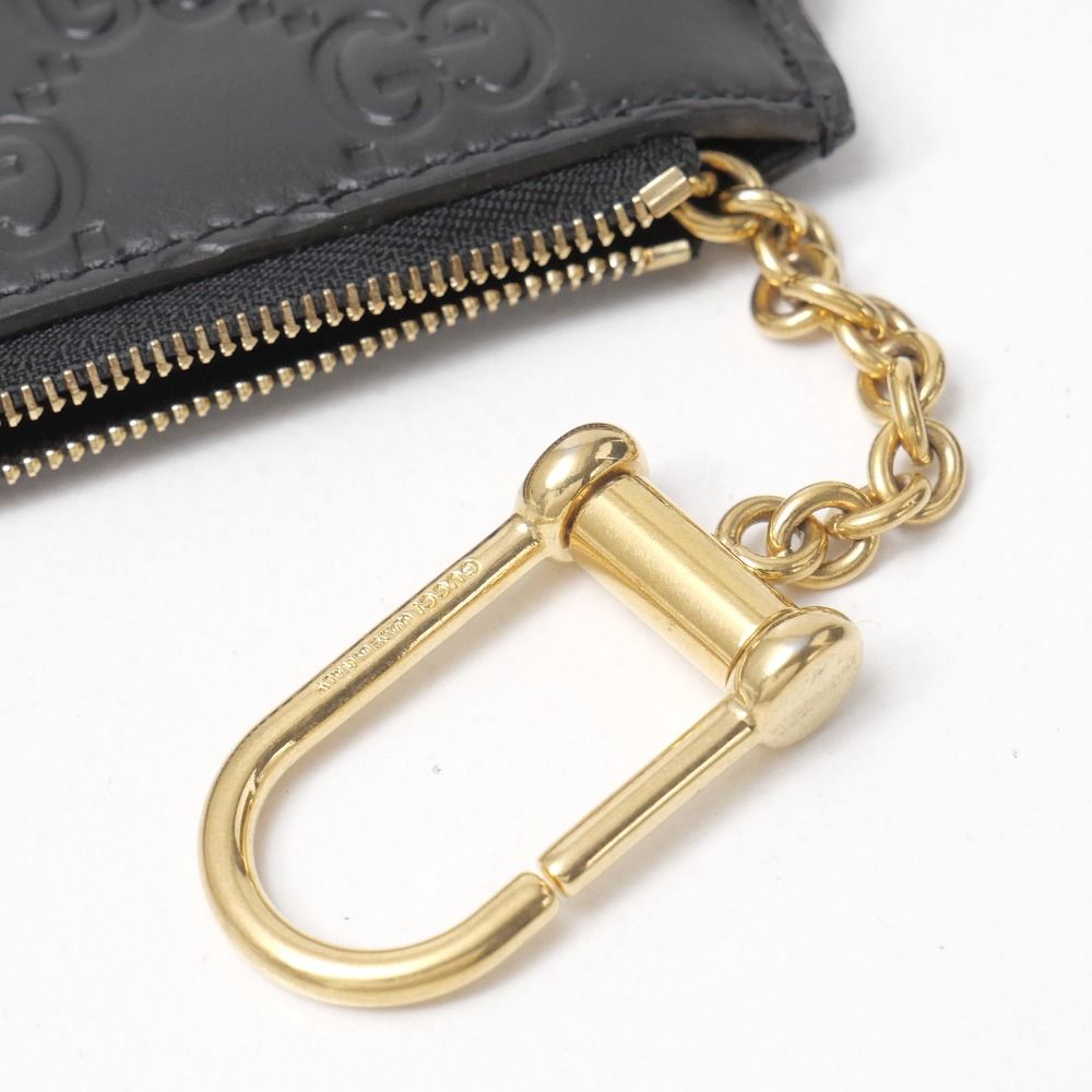 □美品□GUCCI グッチ シマ キーケース GGエンブレム コインケース