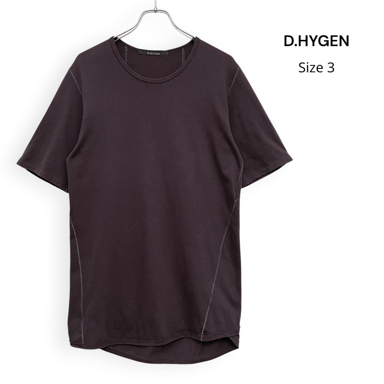 D. Hygen コットン 半袖 カットソー Tシャツ Size3 /R26437