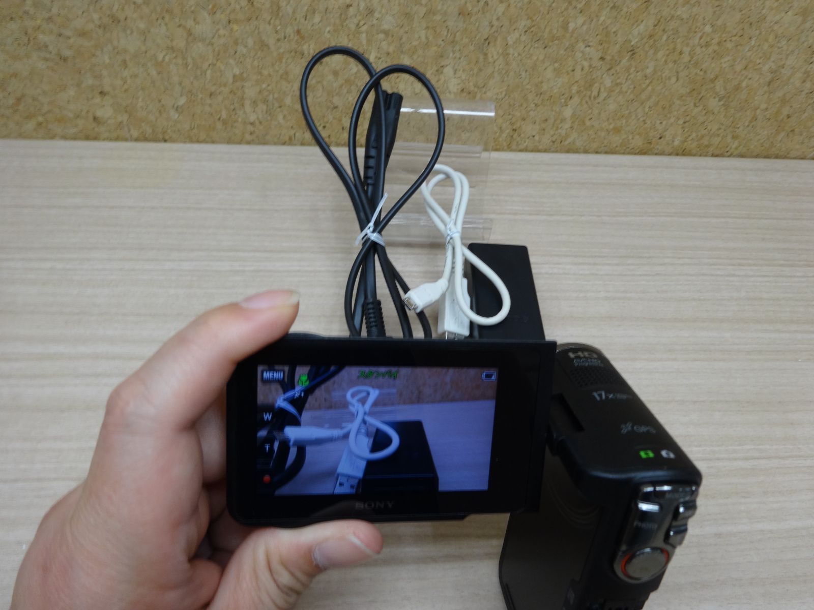 SONY HANDYCAM HDR-GW77 可動品 ジャンク扱い - メルカリ