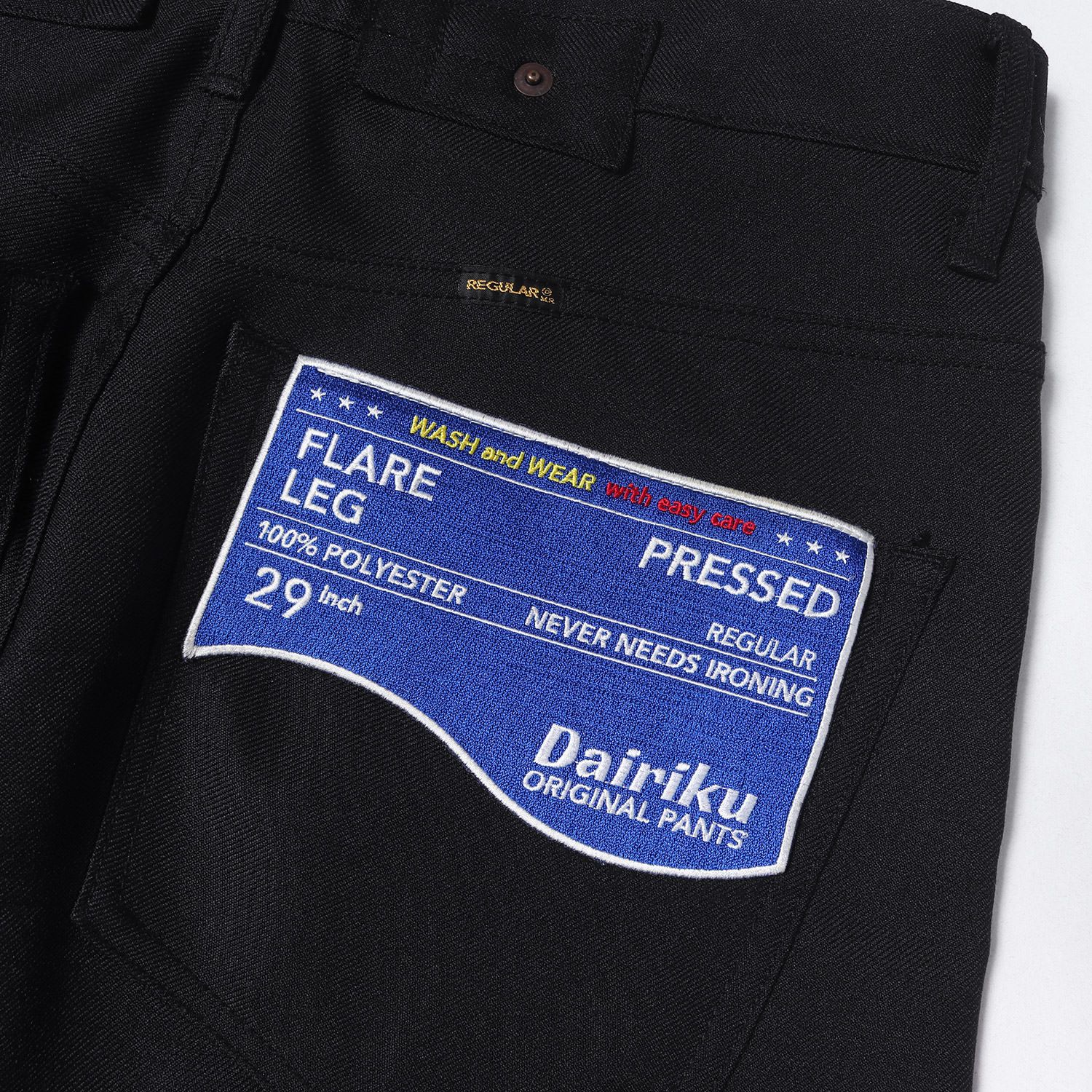 DAIRIKU ダイリク パンツ ブラック 黒 サイズ:29inch 21SS フレア