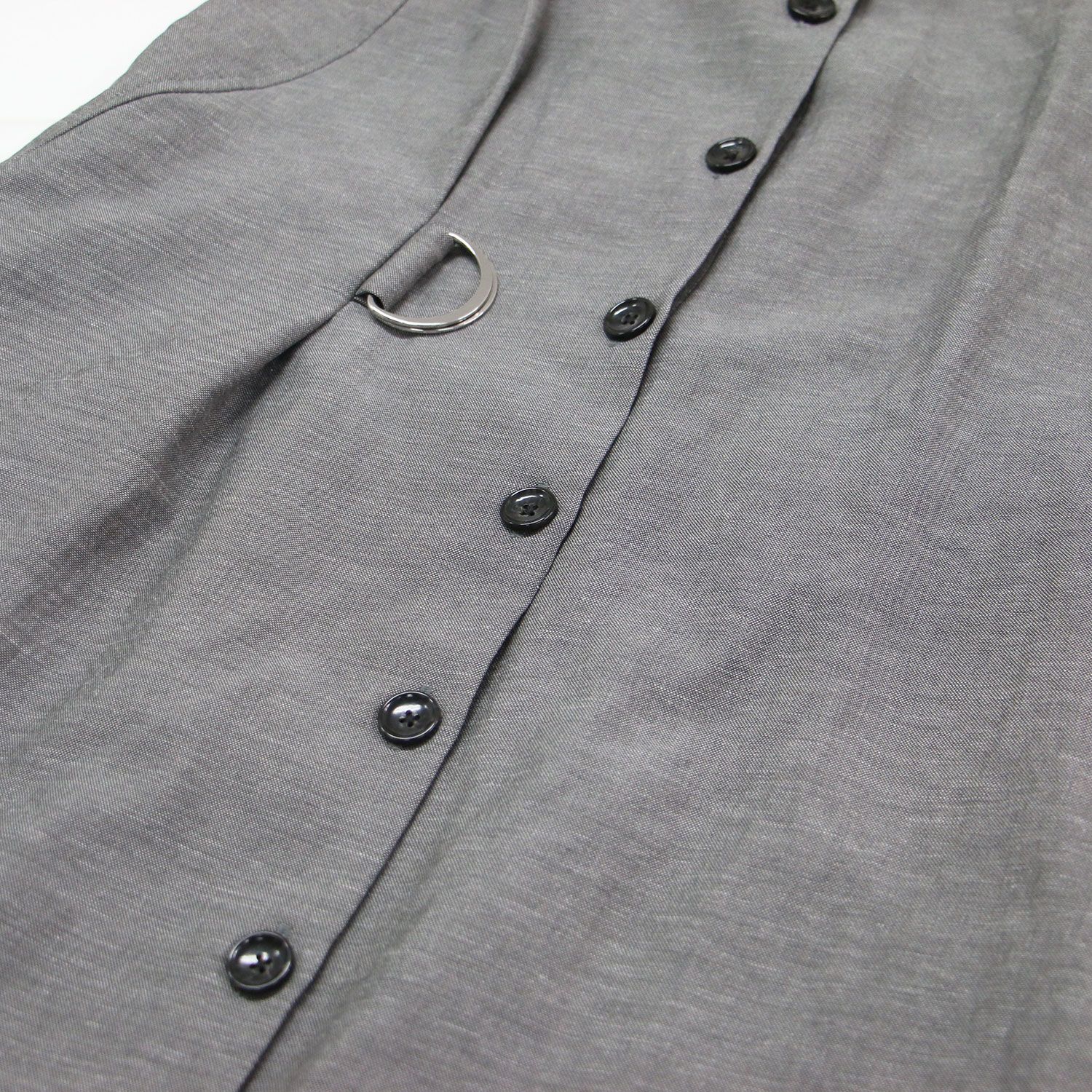 FRAY ID ノースリーブフレアラップワンピース グレー 新品】FRAY I.D フレイアイ・ディー ワンピース グレー サイズ:1(M) 25