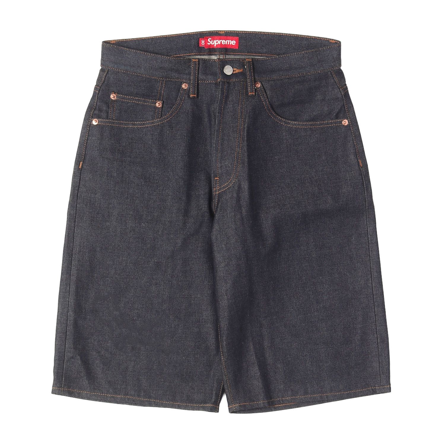 【新品同様】Supreme シュプリーム パンツ インディゴ サイズ:30 26SS リジッドデニム バギー ショーツ Baggy Selvedge Denim Short ボトムス ショートパンツ 【メンズ】【中古】