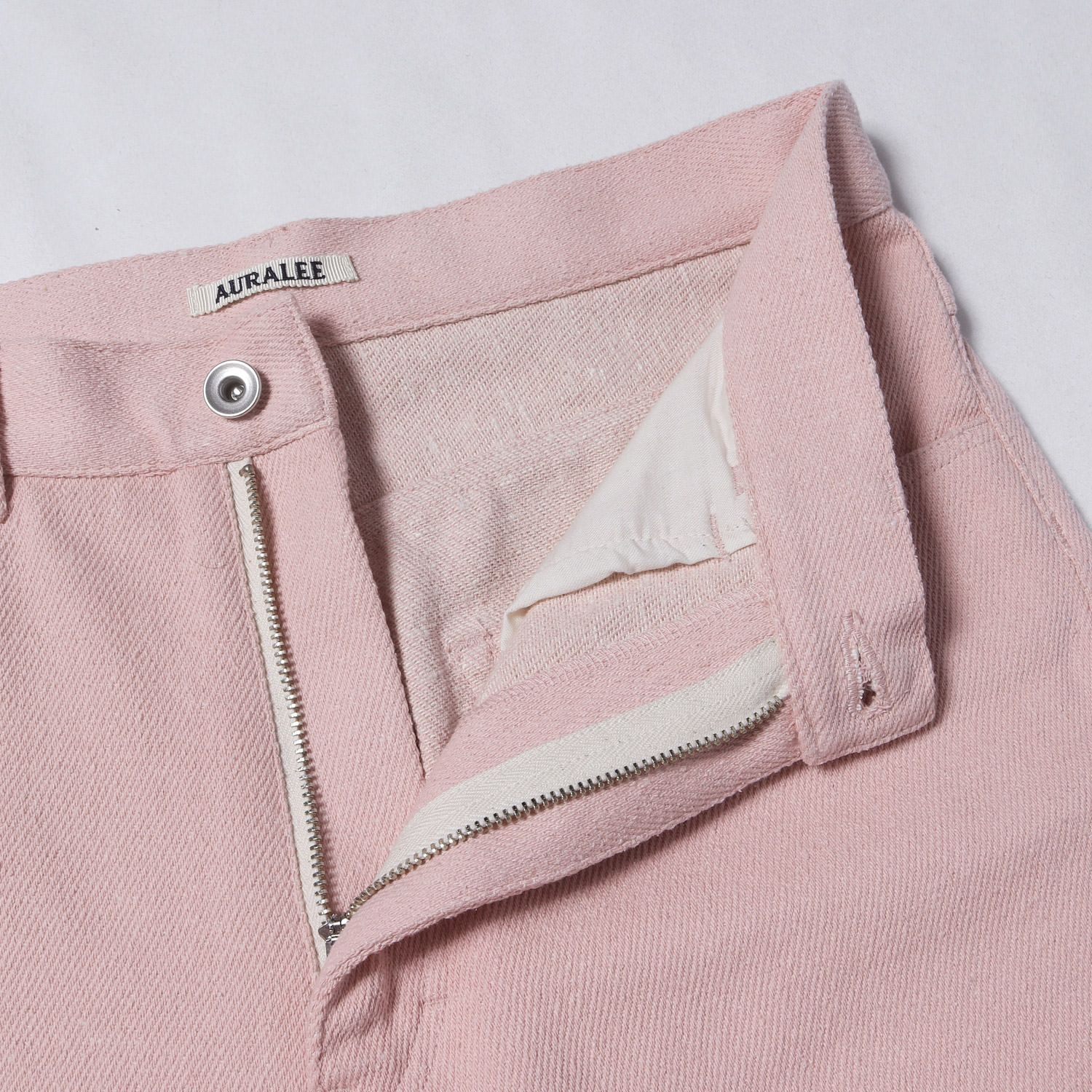 【新品】AURALEE オーラリー パンツ ダスティピンク サイズ:3 26SS シルクネップ カラーデニム パンツ SILK NEP DENIM 5P WIDE PANTS 日本製 ボトムス ズボン【メンズ】 送料無料】【新品】AURALEE オーラリー パンツ ダスティピンク サイズ