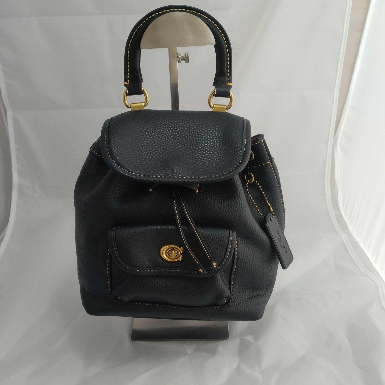 【新品未使用】COACH/コーチ リア バックパック 21 ブラック