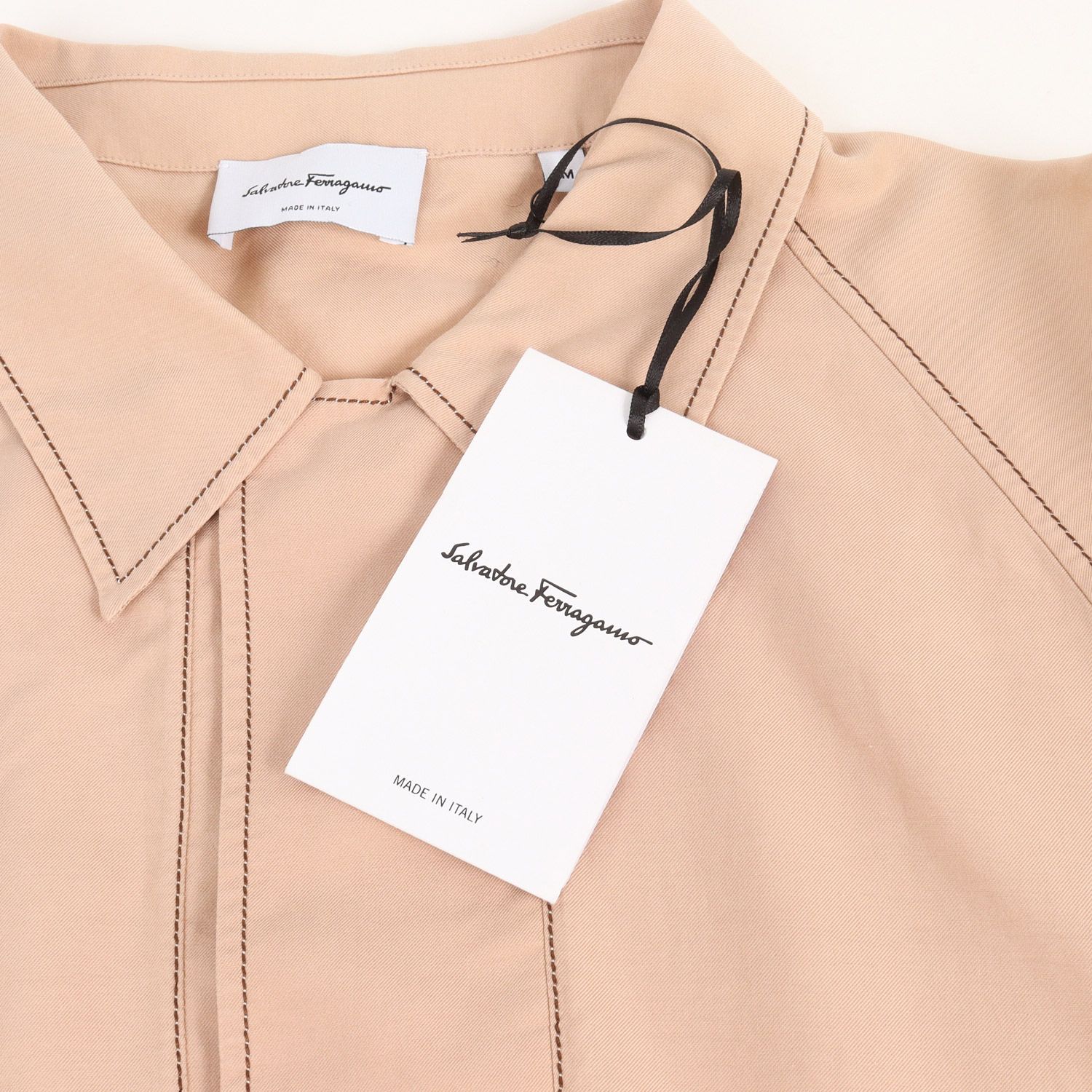 Salvatore Ferragamo サルヴァトーレ フェラガモ シャツ ベージュ 