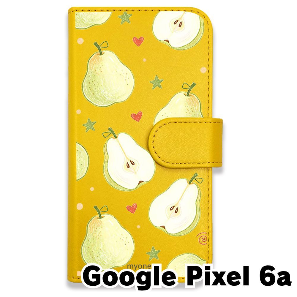 新品未使用】 Google Pixel 6a 手帳型スマホ ケース (色：イエロー