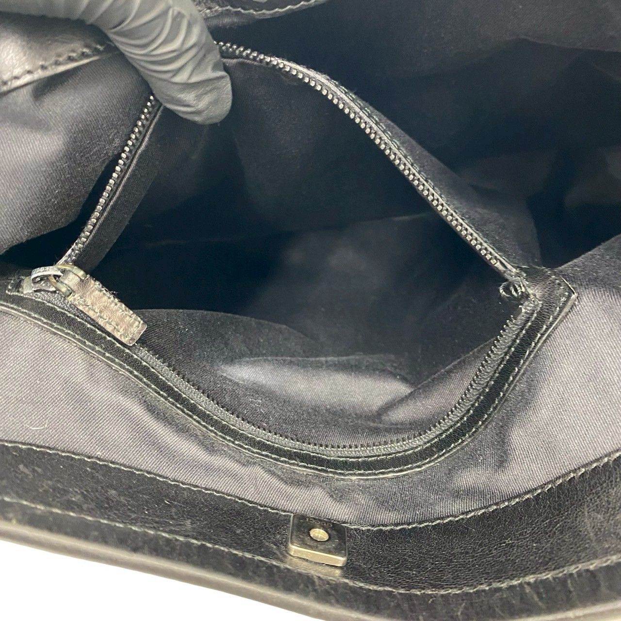 極 美品 GUCCI グッチ GG ロゴ 柄 キャンバス レザー 本革 セミ ワン