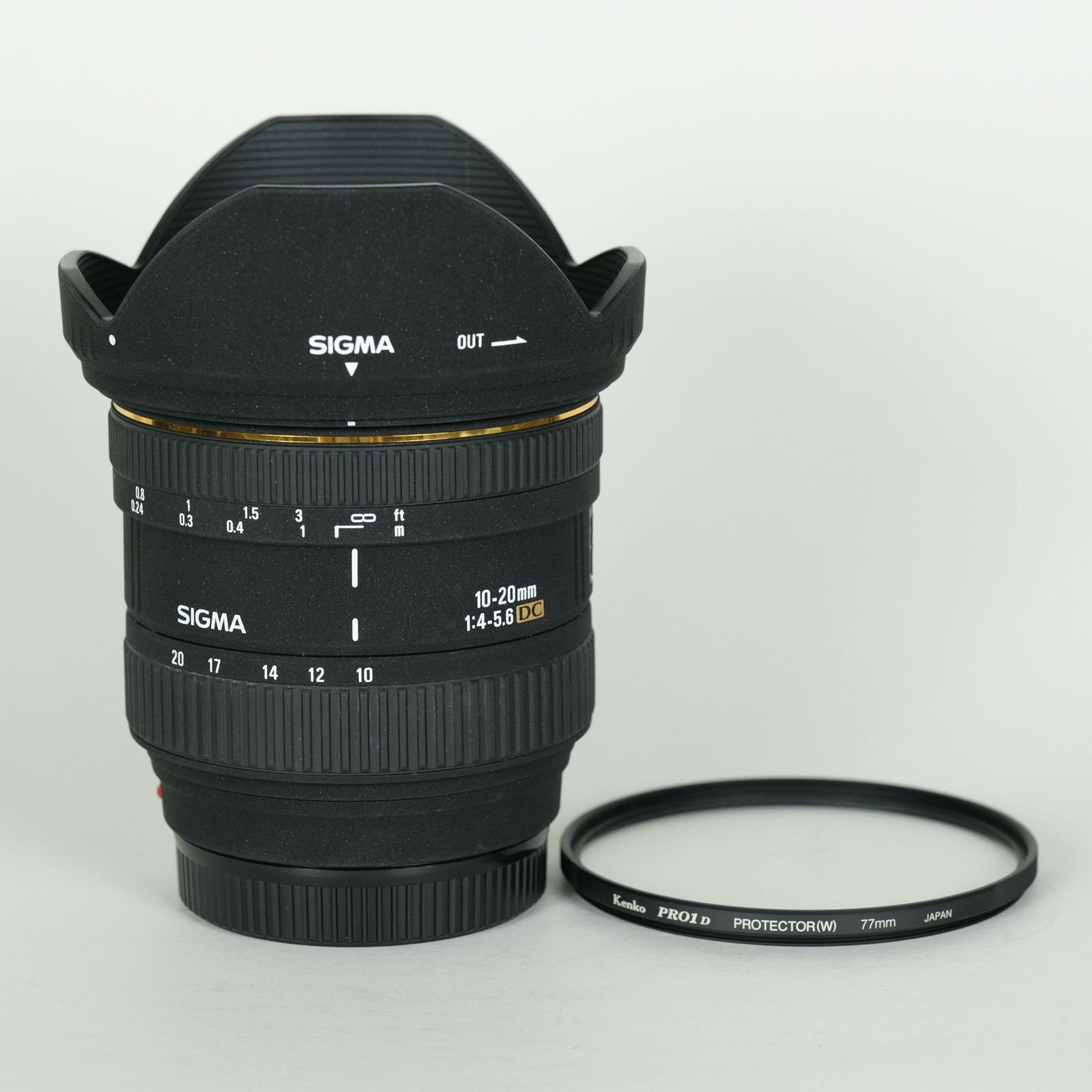 [良品 | フィルター付] SIGMA 10-20mm F4-5.6 EX DC (ソニーA用) | ソニーAマウント