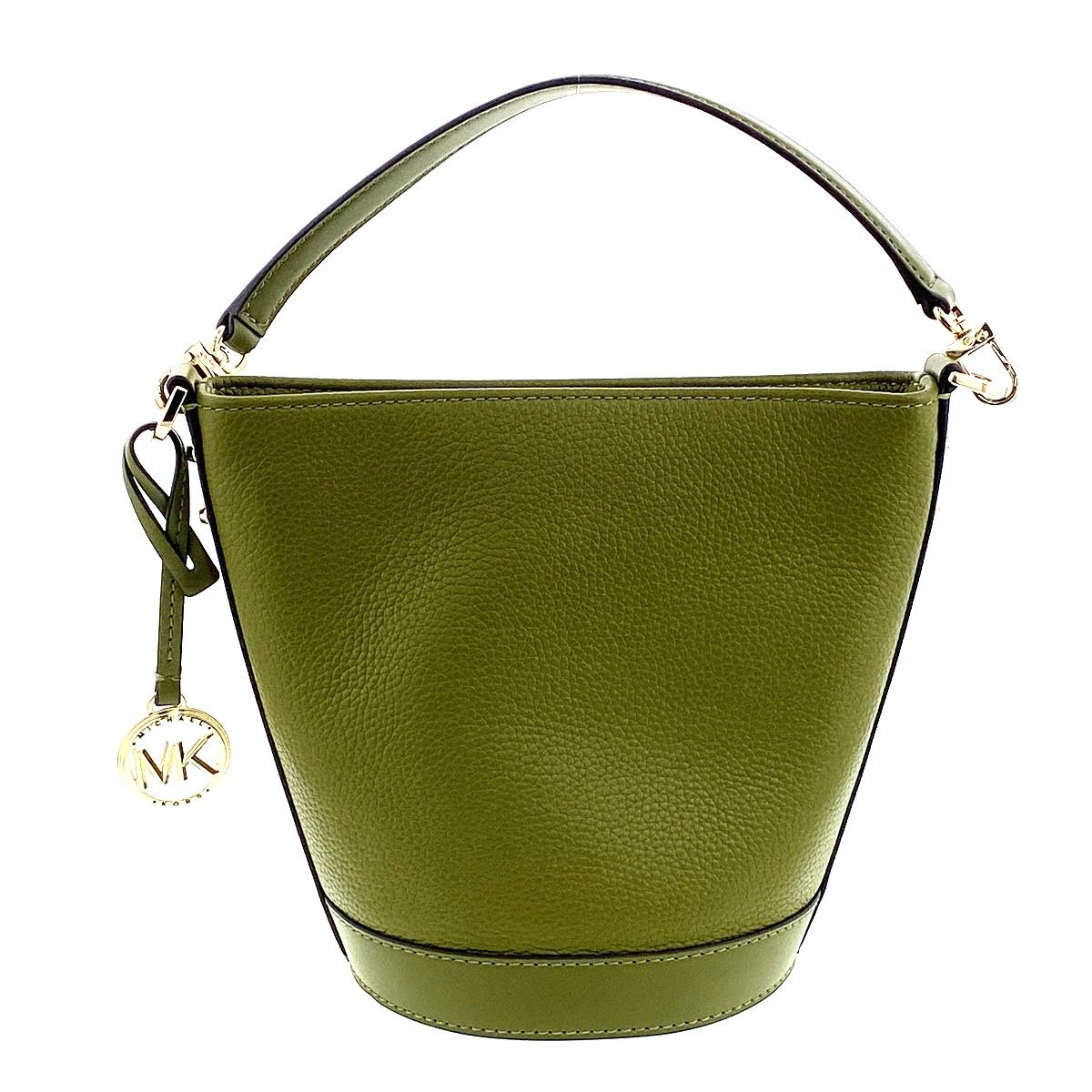 【値下げ】Michael Kors マイケルコース タウンゼント ペブレレザー 2WAYショルダーバッグ ショルダーバッグ 32R4G10C5L レディース レザー カーキ 中古