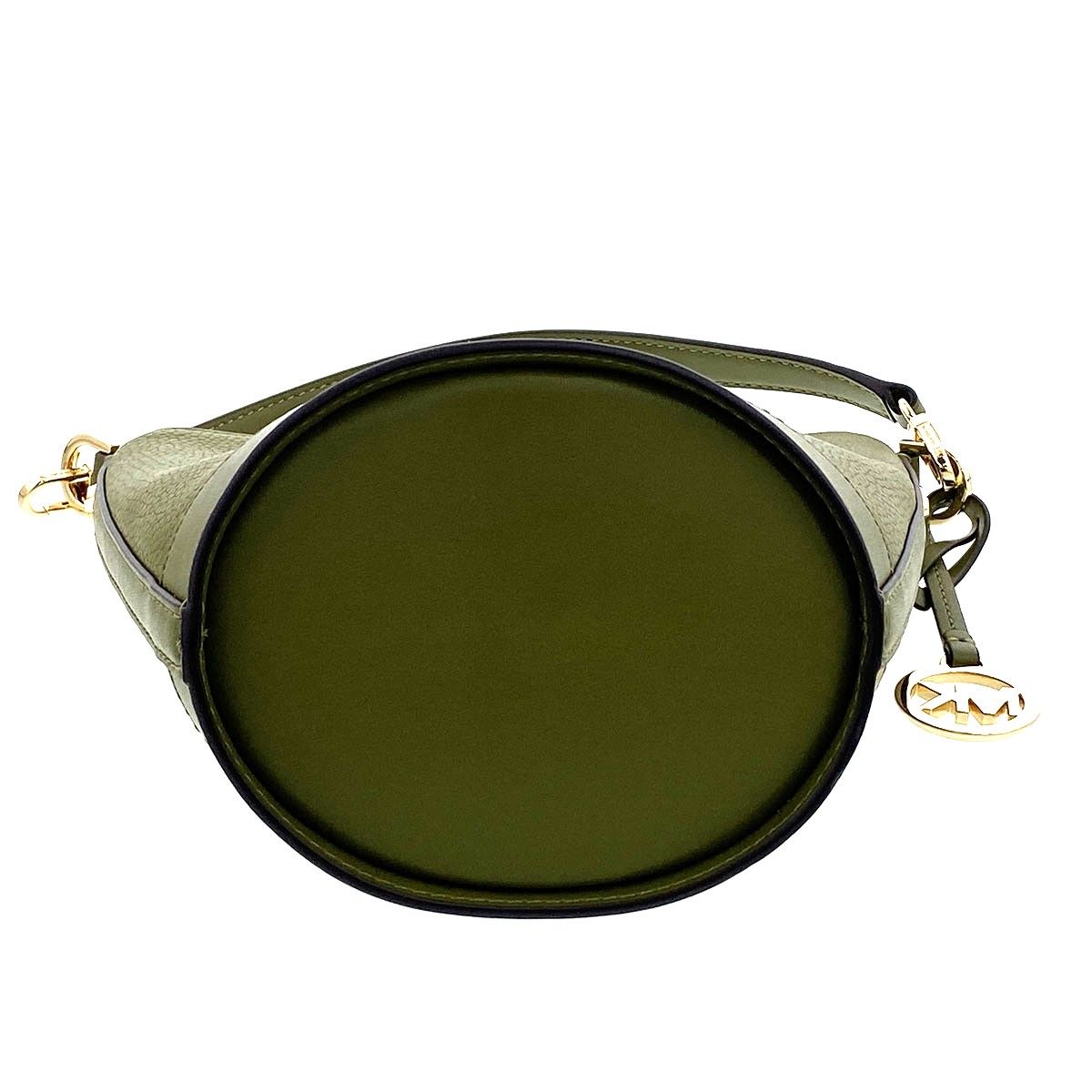 【値下げ】Michael Kors マイケルコース タウンゼント ペブレレザー 2WAYショルダーバッグ ショルダーバッグ 32R4G10C5L レディース レザー カーキ 中古