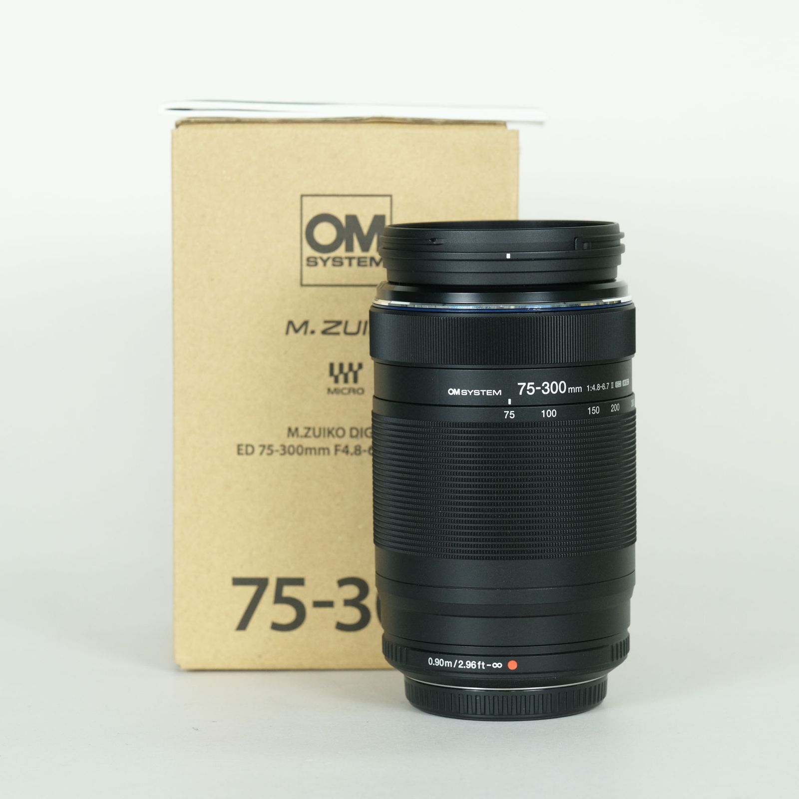 [美品] OM SYSTEM M.ZUIKO DIGITAL ED 75-300mm F4.8-6.7 II | マイクロフォーサーズマウント