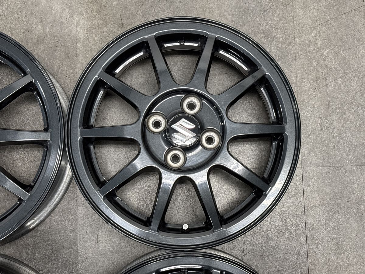 美品】スズキ アルト ワークス 純正 15in 5J +45 PCD100 4本 ソリオ