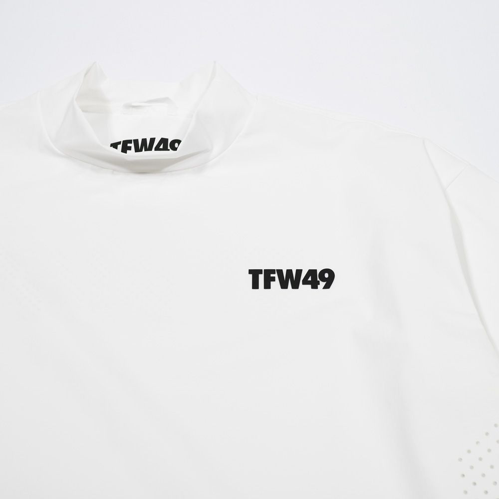 新品☆TFW49☆PUNCHED MESH HALF MOCKNECK T - メルカリ