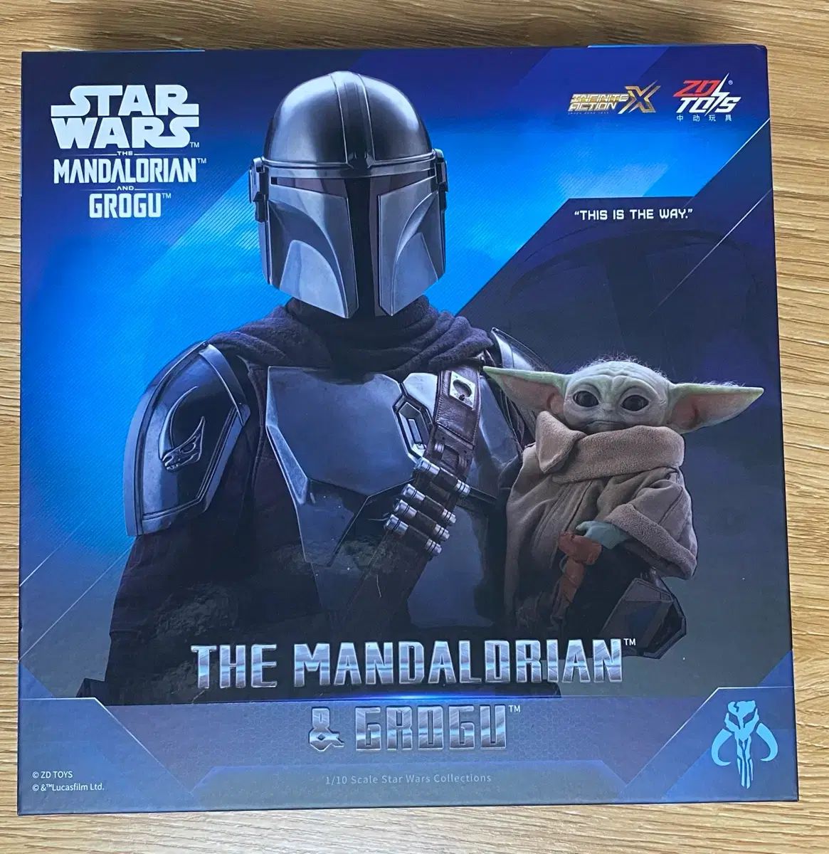 ZD Toys マンダロリアンとグローグー フィギュア