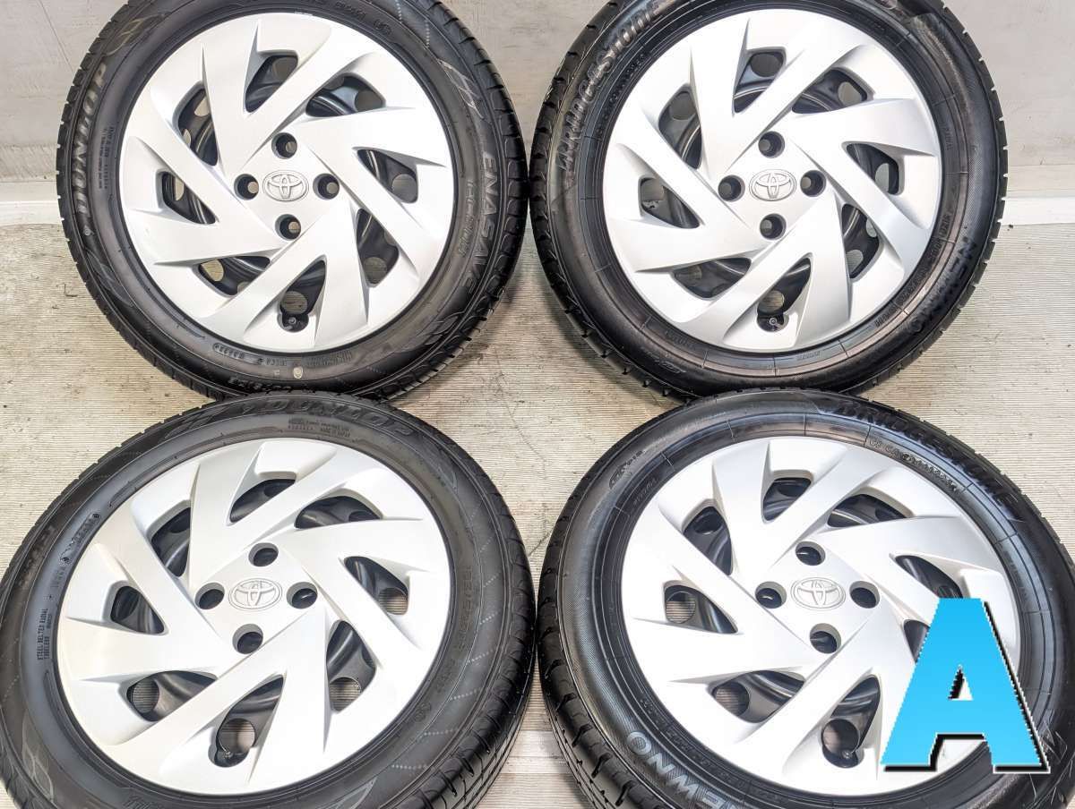 185/60R15 ブリヂストン NEWNO トヨタ純正 G4 15x5.5 45 ・ 15x5.5 45 100-4穴 中古タイヤ サマータイヤ ホイールセット4本 セット s15260526053