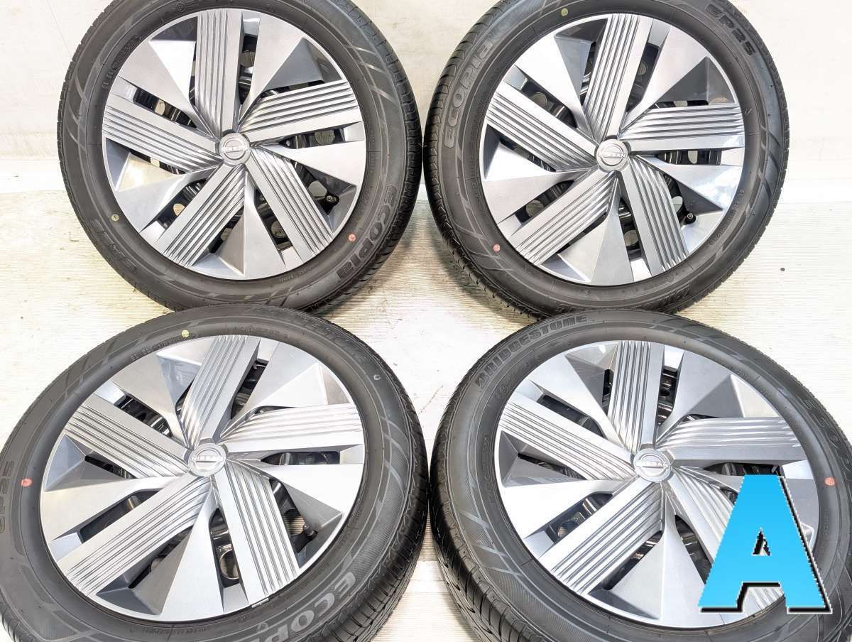 185/60R16 ブリヂストン エコピア EP25 日産純正 16x5.5 100-4穴 中古タイヤ サマータイヤ ホイールセット 4本セット s16260526045
