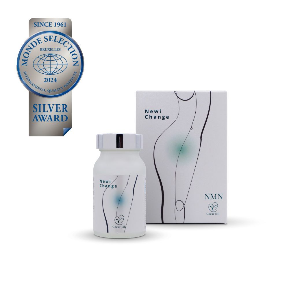 Coeur Joli クー・ジョリ Newi Change ネウィ チェンジ 90粒 モンドセレクション優秀品質銀賞受賞 女性用 NMN 乳酸菌 ヒハツ 更年期 PMS サプリ