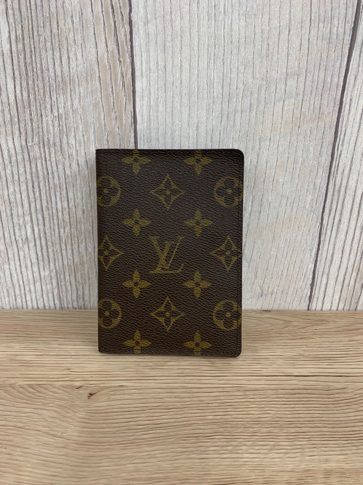 美品 LOUIS VUITTON ルイヴィトン パスポートケース モノグラム ブラウン 平塚店　衣料品 Ｌ