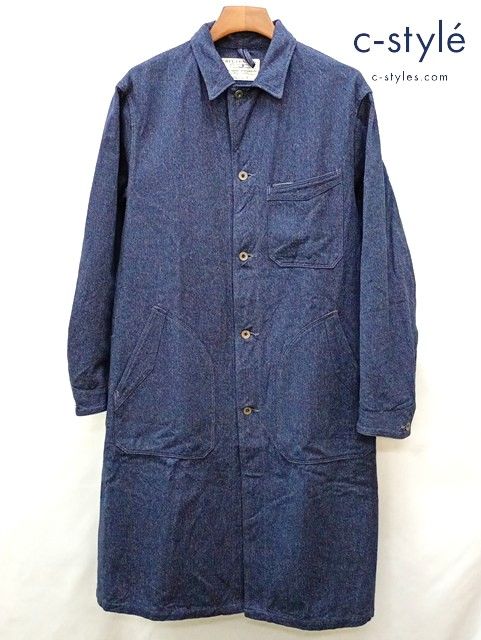 W204 [人気] STEVENSON OVERALL CO. スティーブンソン オーバーオールズ コート 38 インディゴ WL1-RXI | ★
