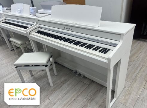 ★91807【電子ピアノ】KAWAI　SCA401W　23年製