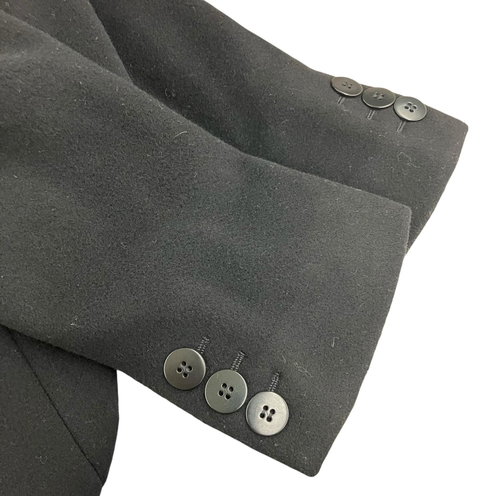 186005 現状品 ARMANI アルマーニ ウールロングコート ブラック 38
