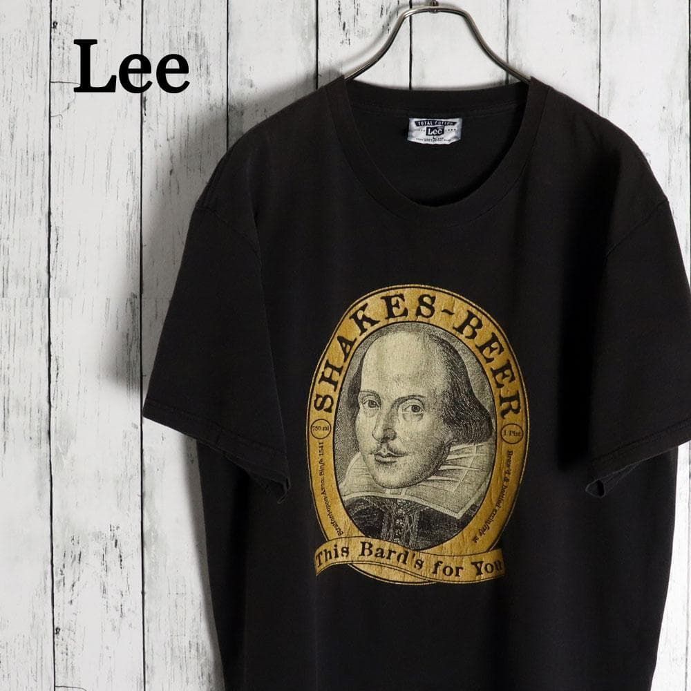 【USA製 90s】LEE リー シェイクスピア ビールラベル ユーモアTシャツ