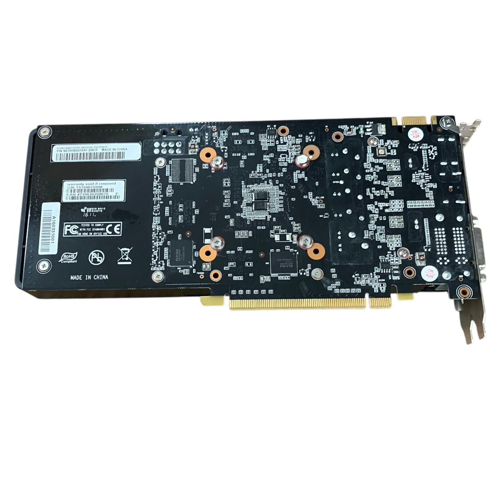 199990 動作未確認 GTX 1060DE ZD6012 HF グラフィックボード NVIDIA