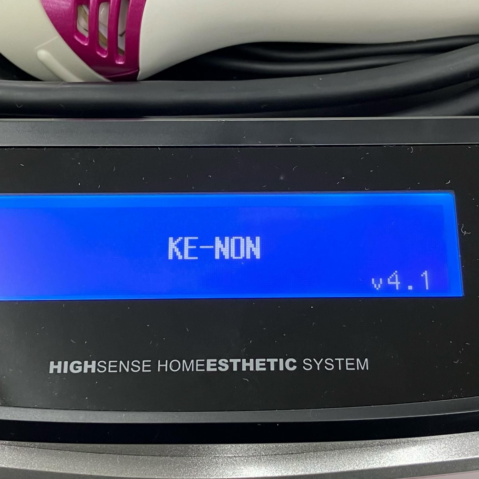 186000 通電確認のみ KE-NON ケノン 脱毛器 V4.1 ピンク NIPL-2080
